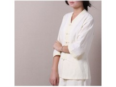 慧心莲禅服 中国风原创新款 棉麻汉服唐装上衣 提花手工盘扣图2