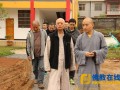 湖北目莲寺水陆法会期间台湾慧门禅师赴寺院参访