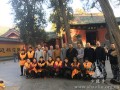 “风中菩提朝圣团”一行虔诚朝拜少林寺